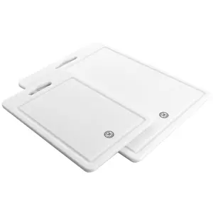 Martha Stewart 2 Piece Plastic Cutting Board Set