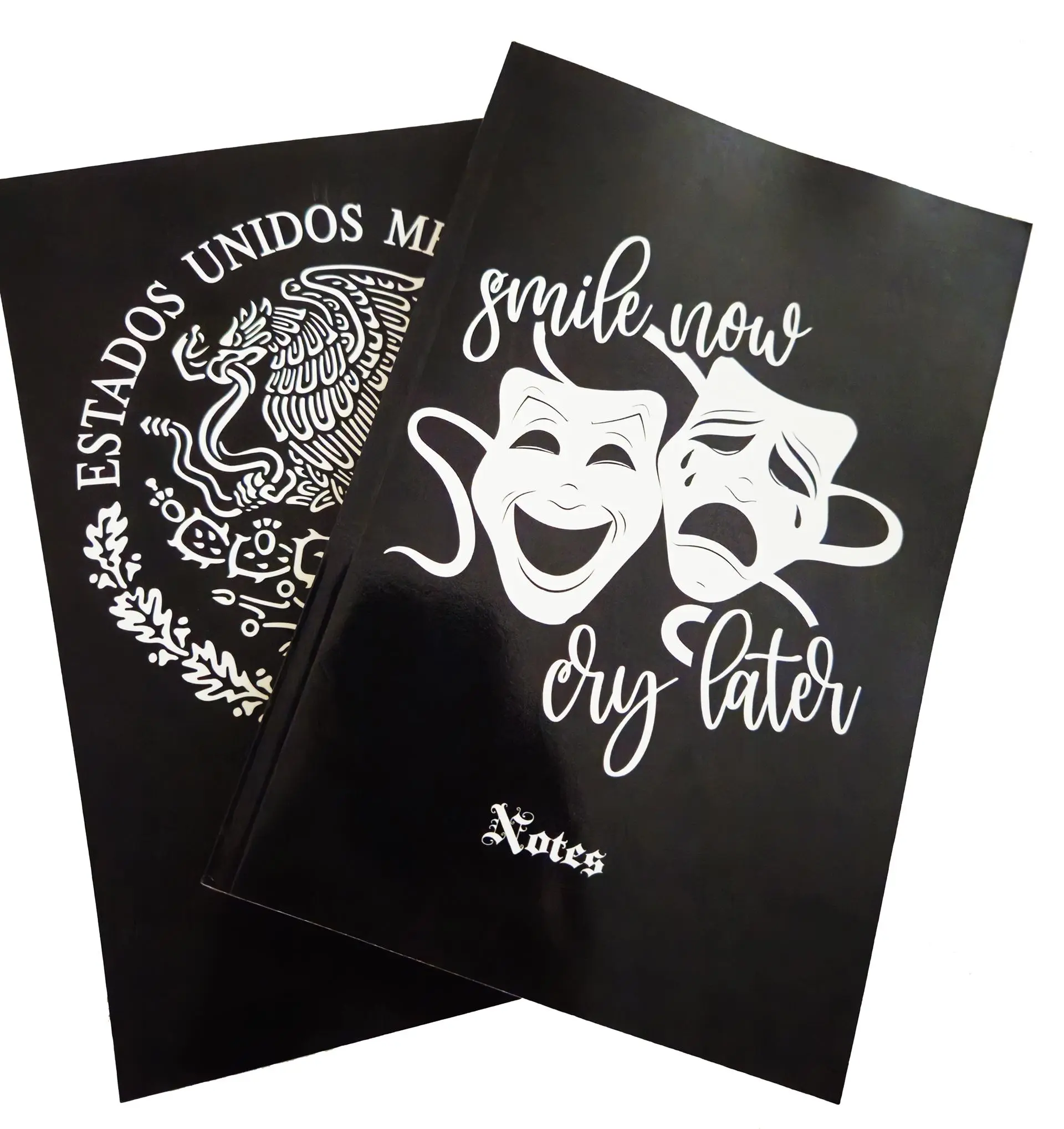 Chicano-Inspired Smile Now Cry Later Notebook, 200 Lined Pages, 6x9 Size, Ideal for Daily Planning