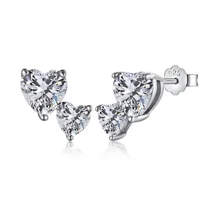 2XLOVE Earrings 925 sterling silver earrings