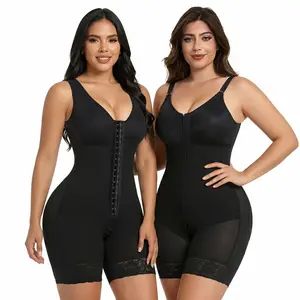 YIANNA #Livestream 2 Piece Fajas Colombianas shapewear Tummy Control  Shaper with Zipper Style and Hooks Style