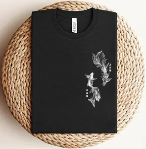 Gojo And Geto Shirt, Anime Koi Fish Shirt, Anime Graphic Shirt, Fashion Cotton, Full Colors, Full Sizes, For Men, For Women