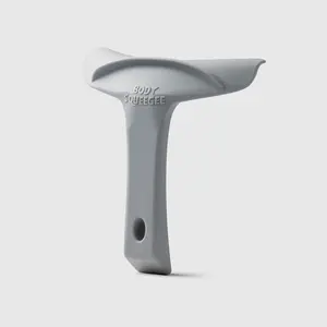 Grey Body Squeegee - Water removal - Body Brush - Body Care Tool - 100% Ergonomic Design for Smoother Skin Experience