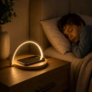 Wireless Charging Block Night Light For Smart Phone