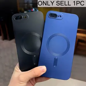 Magnetic phone case Cover for iPhone 7 8Plus SE2 SE3 new style protective shockproof soft case