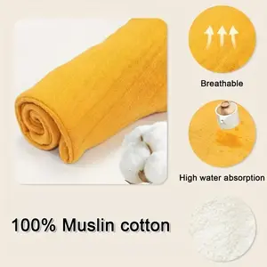 8 Pack Baby Bibs, Soft Breathable Absorbent Bib Set For Baby Boys And Girls, Soft Newborn Bibs, Solid Colors, Suitable For 3-36 Months