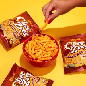 Cheezees Original Jamaican Cheese-Flavored Snack, 1.4 oz (43g) Crunchy Caribbean Cheese Puffs