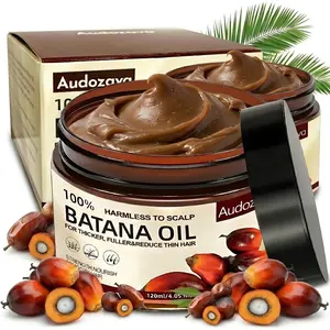 Audozava Batana Oil Hair Mask, Rosemary Infused Scalp Care for Healthy-Looking Hair, Deep Nourishment & Hydration, 120g Natural Hair Treatment