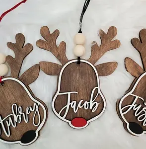 Personalized Reindeer Ornament