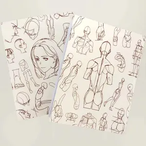 Comic Body Sketching Tutorial, Character Drawing Guide, Basic Comic Painting Practice, Gift for Kids and Adults, Easy Learning Book