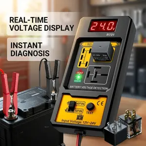 2026 Car Relay Tester ANENG RT01 Universal 11-25V Automotive Car Battery Voltage Tester Check LED Indicator Light Relay Diagnostic circuit testing tool