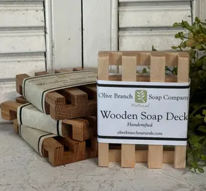 Large Handmade Wooden Soap Deck
