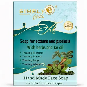 Simply Herbal Face Soap Bar – Gentle Cleansing Soap with Botanical Ingredients, 100g