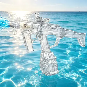【US-based sellers】Electric Gatling Water Cannon, USB Rechargeable High Capacity Rapid Fire Summer Toy for Outdoor Garden Party, Full Auto Splash Blaster