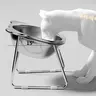 304 Stainless Steel Cat Bowl Set, Anti-Spill Pet Feeding Bowls Feeder, Neater Feeder, Easy Clean Round Edges, Suitable for Senior/cute/kitten Cats
