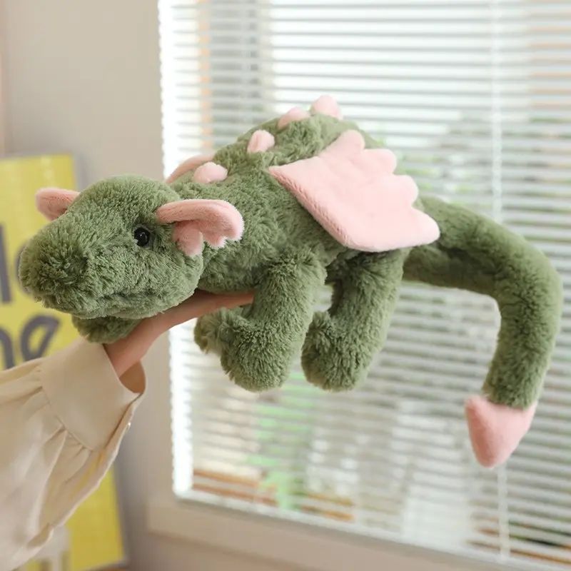 Sakura Matcha Large Dragon Inspired Skydragon Plush Toy Soft Huggable Adorable Stuffed Soft Stuffed Animal Birthday Gift Christmas Gift for Kids Home Decor Stuffed Animal Gifts