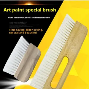 Multi-Row Texture Paint Brushes Vertical Line Pattern Brush Kit Professional High-Quality Art Painting Tool Set