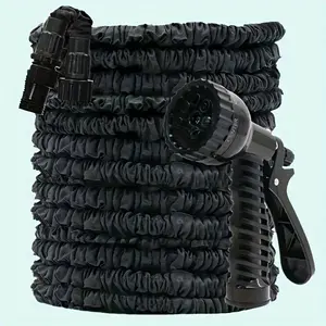 Retractable Garden Sprayer, 1 Count High Pressure Soft Garden Hose Sprayer with 7 Mode Nozzle, Garden Supplies, Suitable for Pets, Yards, Expandable Water Hose