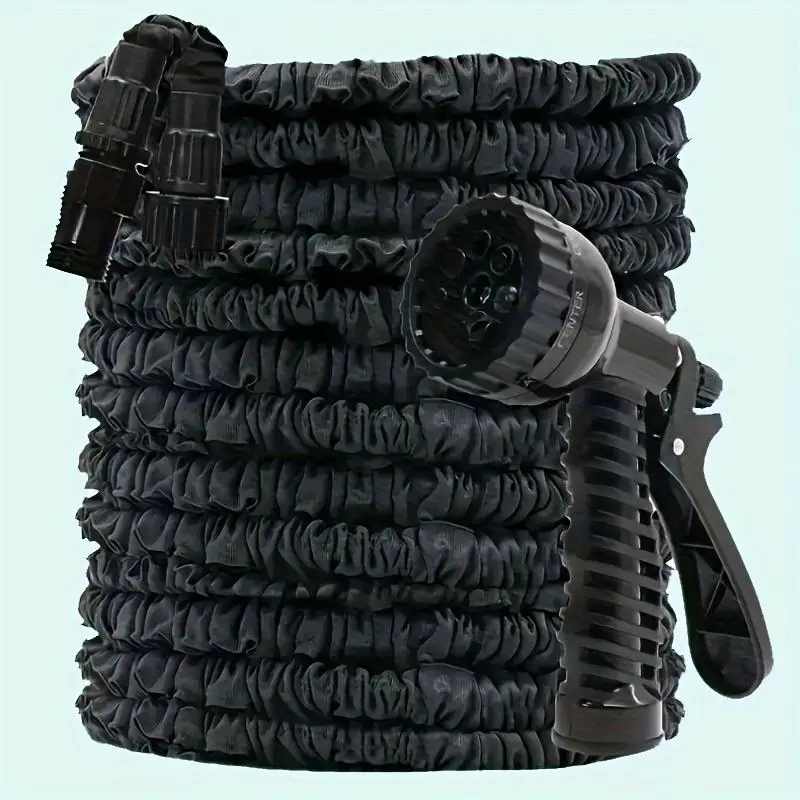 Retractable Garden Sprayer, 1 Count High Pressure Soft Garden Hose Sprayer with 7 Mode Nozzle, Garden Supplies, Suitable for Pets, Yards