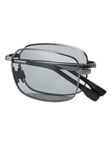 Polarized Foldable Driving Sunglasses, Rectangular Polarized, Uv400 Protection, Fashionable Unisex Eyewear, Ideal Gift Choice, All Seasons Use