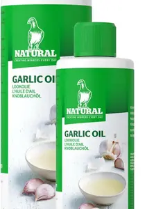 Natural Garlic Oil for Pigeons Looklie 250ml Bottle - Pure Garlic Extracts & Refined Soya Oil for Improved Health & Racing Performance