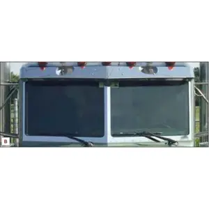RoadWorks– 3-Piece Windshield Trim Kit for Peterbilt – Wide Inner Bottom