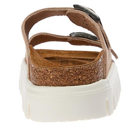 Papillio by Birkenstock Arizona Chunky Suede Sandal - Black or Sand