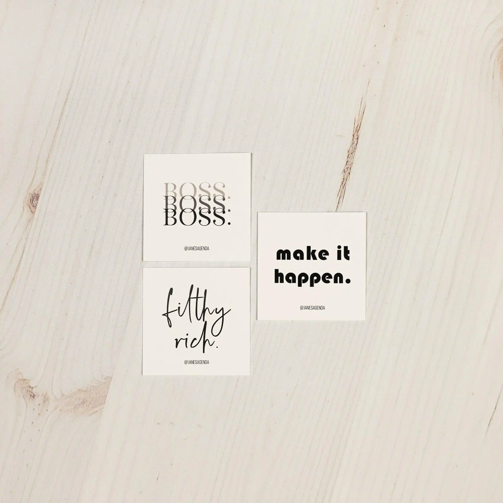 Inspirational Quote Cards | Set of 3