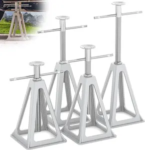 RV Stabilizers Jacks 4 Pack,Screw Jack Stands for RV Camper Travel Trailer Leveling,,Single Support Up to 6000 Lbs, Adjustable from 11" to 17"