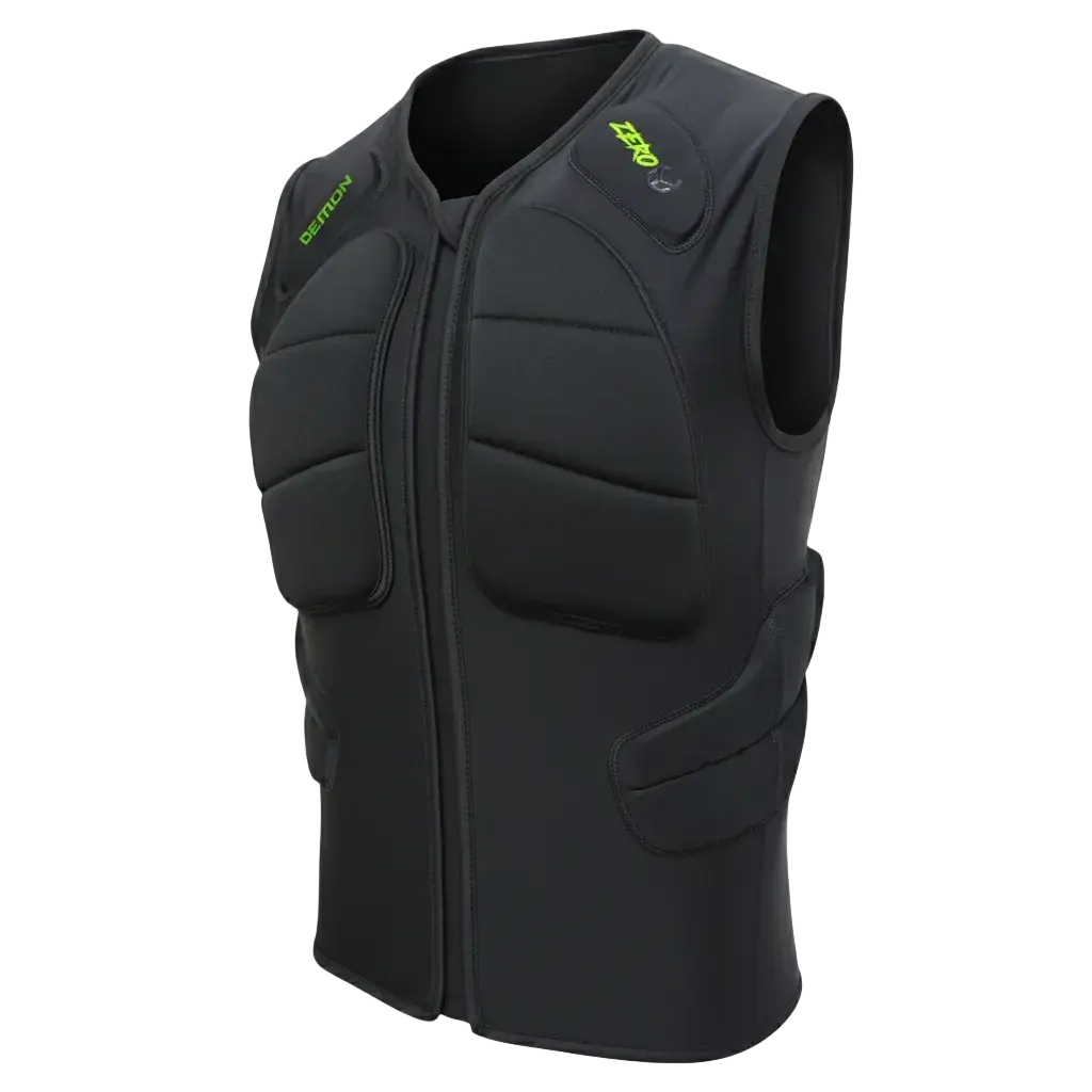 Snowboard Padded Vest — Demon Zero PLUS RF D3O, Level 1 Back Guard