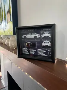 Mercedes-Benz AMG GT 4D Key Blueprint Frame