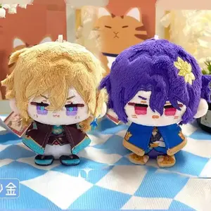 2026 new  10cm Game Honkai: Star Rail Plush Aventurine Dr. Ratio Cute Plush Cartoon Blade Dolls Bag Pendant Keychain Gift