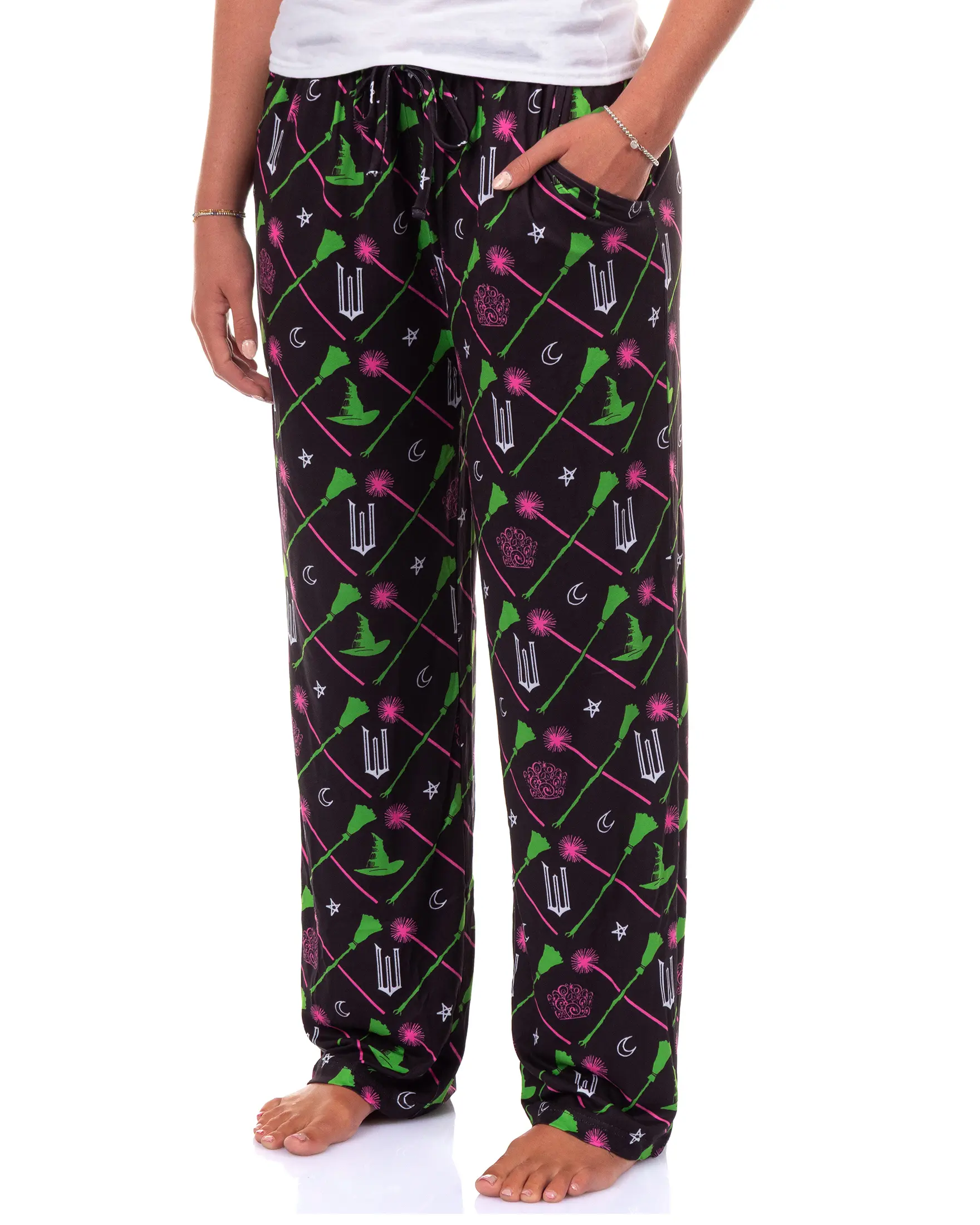 Wicked Pajamas Women's Allover Magical Motif Adult Lounge Sleep Pants