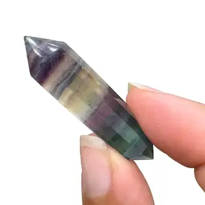 Double Terminated Rainbow Fluorite from Urban Rutile