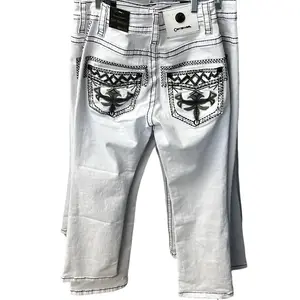 Pantalón Centenario Blanco Slim bootcut