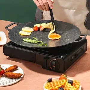 Non-stick Frying Pan, Portable Electric Stove Grill Pan, Non-stick Frying Pan for Home and Outdoor Camping, Kitchenware