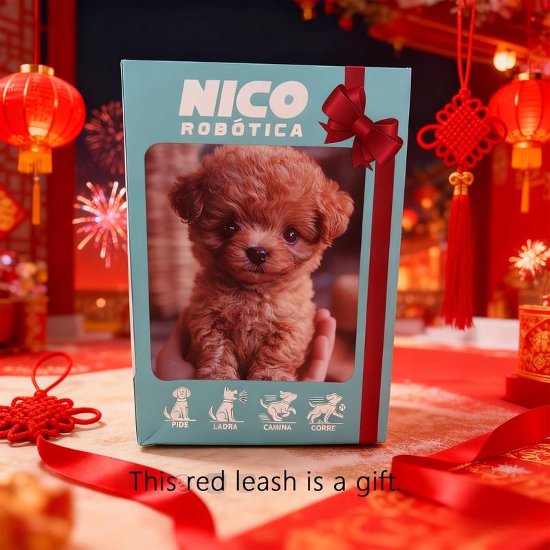 NICO ROBÓTICA 2025 Interactive Robotic Puppy CN10916319 Battery Powered with AA Batteries Standing Running Walking Barking & Playful Behaviors Smart Dog Surprised Christmas Gift cat  teddy  bear  zoo boom  bag toy  golden  freddy mighty  miner  deck