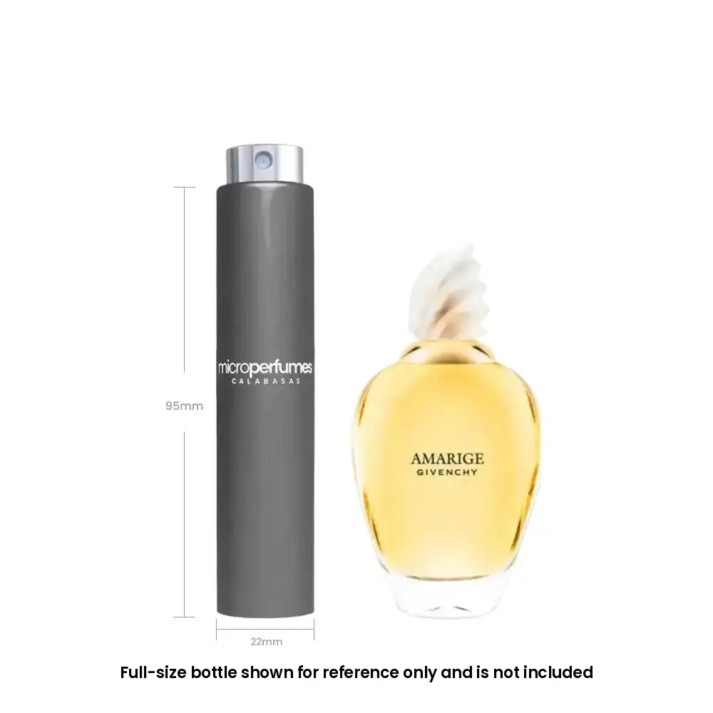 Givenchy Amarige EDT For Women – 0.17 fl oz / 5 mL Travel Spray Decant, Tuberose, Gardenia, Mimosa, Gift for Her, Independently Rebottled by MicroPerfumes