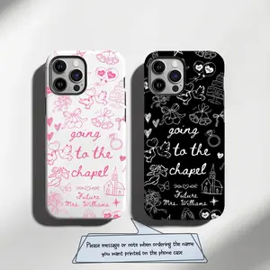 Personalized Bride to Be Phone Case for iPhone & Galaxy - Custom Wedding Chapel Design with Future Mrs. Name Option - Supplier Warranty Included - Cellphone