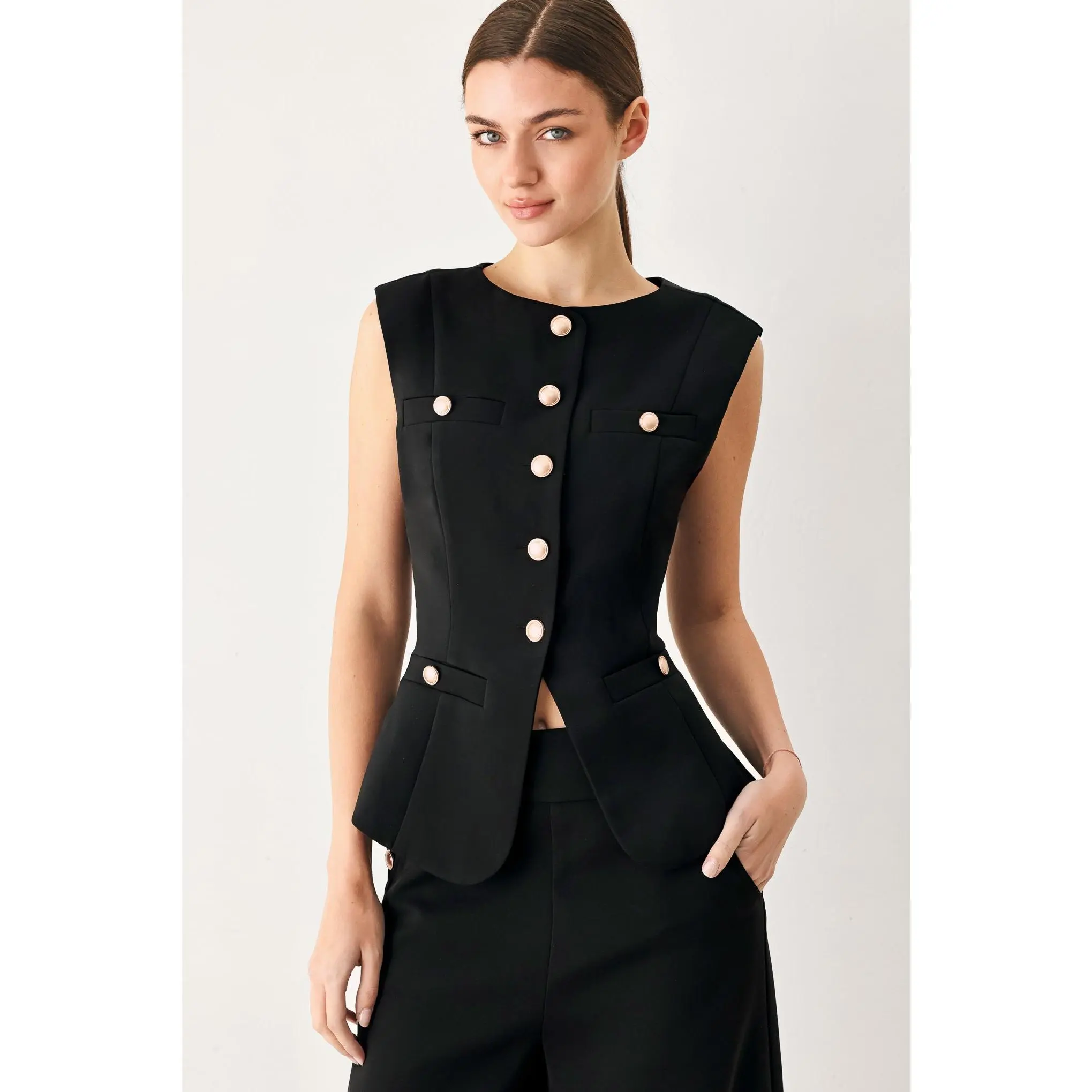 MODERN EDGE WOVEN VEST