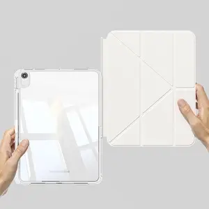 KENKE KENKE Detachable Tablet Case with Pencil Holder, Lightweight Acrylic Tablet Protective Cover, Tablet Protector Compatible with iPad