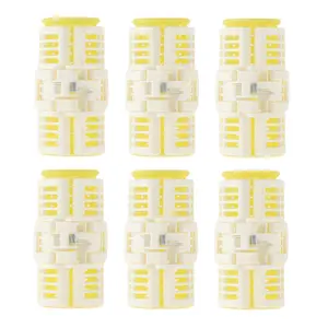 VOCOSTE Convenient Heatless Voluminous Hair Rollers for Women 2.72"x1.38" 6pcs