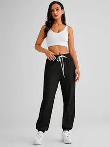 AUTOMET Women's Cinch Bottom Sweatpants Athletic Joggers Lounge Pants with Pockets All Seasons Comfortable Fit