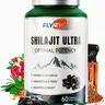 FLYNEW Optimal Potency I Shilajit Ultra | Adaptogen Energy Stamina Immune Antioxidants | Made in USA | 60 Capsules Healthcare Vitamin Fitness Edible Supplement Dietary