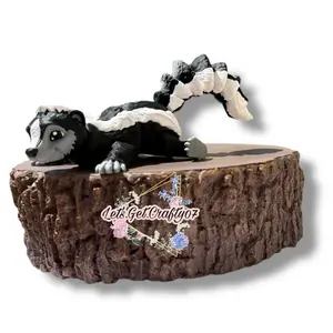 Skunk | Articulating 3d Printed figurine. Decor. Collectibles