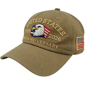 250 Anniversary USA Hat 250th Anniversary USA Baseball Cap Embroidered Patriotic Hat for Men & Women