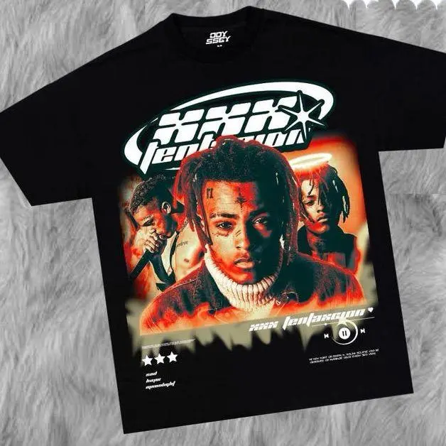 XXXTentacion Tee, Vintage Rapper Shirt, Retro Hip Hop Graphic T-Shirt, Streetwear Top, Gift For Fans