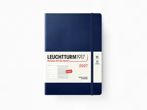 2027 Leuchtturm 1917 Weekly Planner & Notebook - NAVY