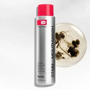 237ml ID Stain Whitening Mouthwash | Teeth Brightening with Essential Oils, Gentle Formula & Effective Breath Freshener