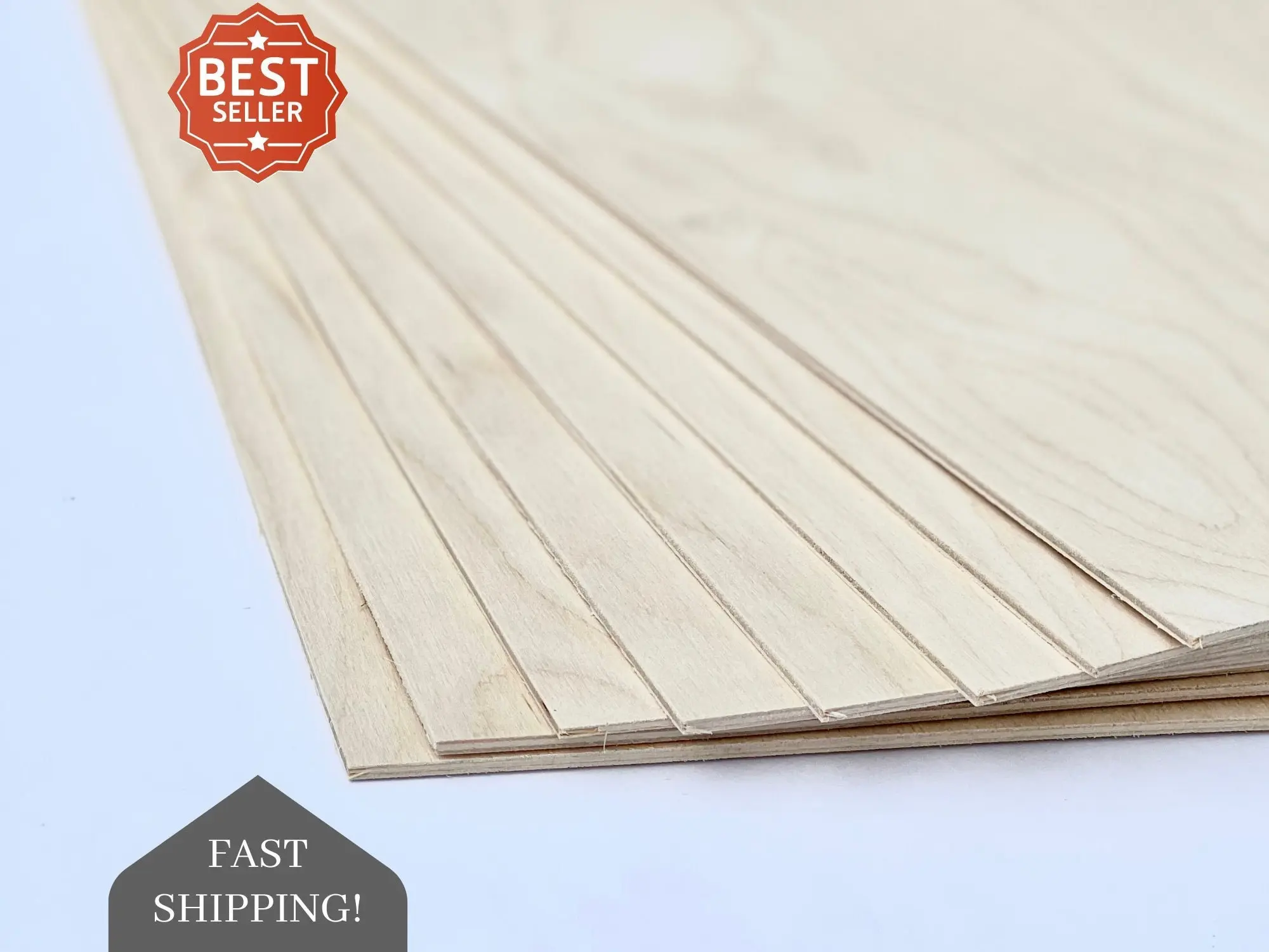 1/8" Baltic Birch Plywood, 3mm 12x20 Glowforge, CNC Laser Material, Woodworking Sheets, Laser Cutting Supplies, Cut to Size