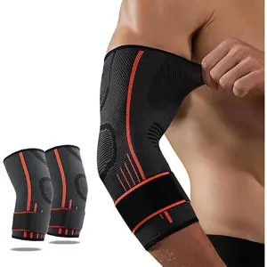 2PCS Elbow cap pad Braces for Tennis & Golfers Elbow Relief, Non-Slip compression Support for Pain Relief and Comfort wrist guard Adjustable Breathable